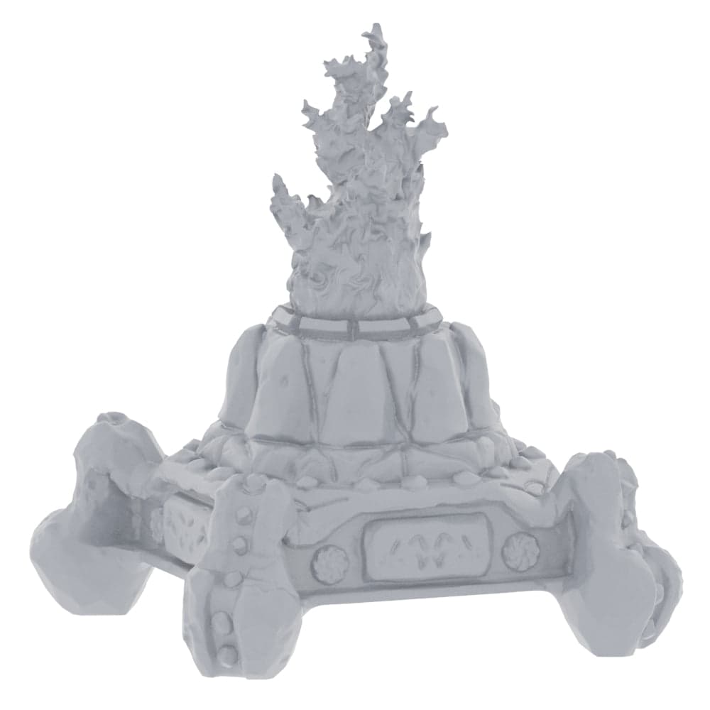 Stone Brazier with Fire 28mm