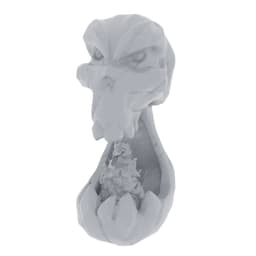 Skull Brazier with Fire 28mm thumbnail 1