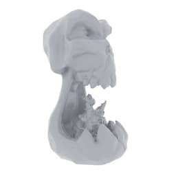 Skull Brazier with Fire 28mm thumbnail 2