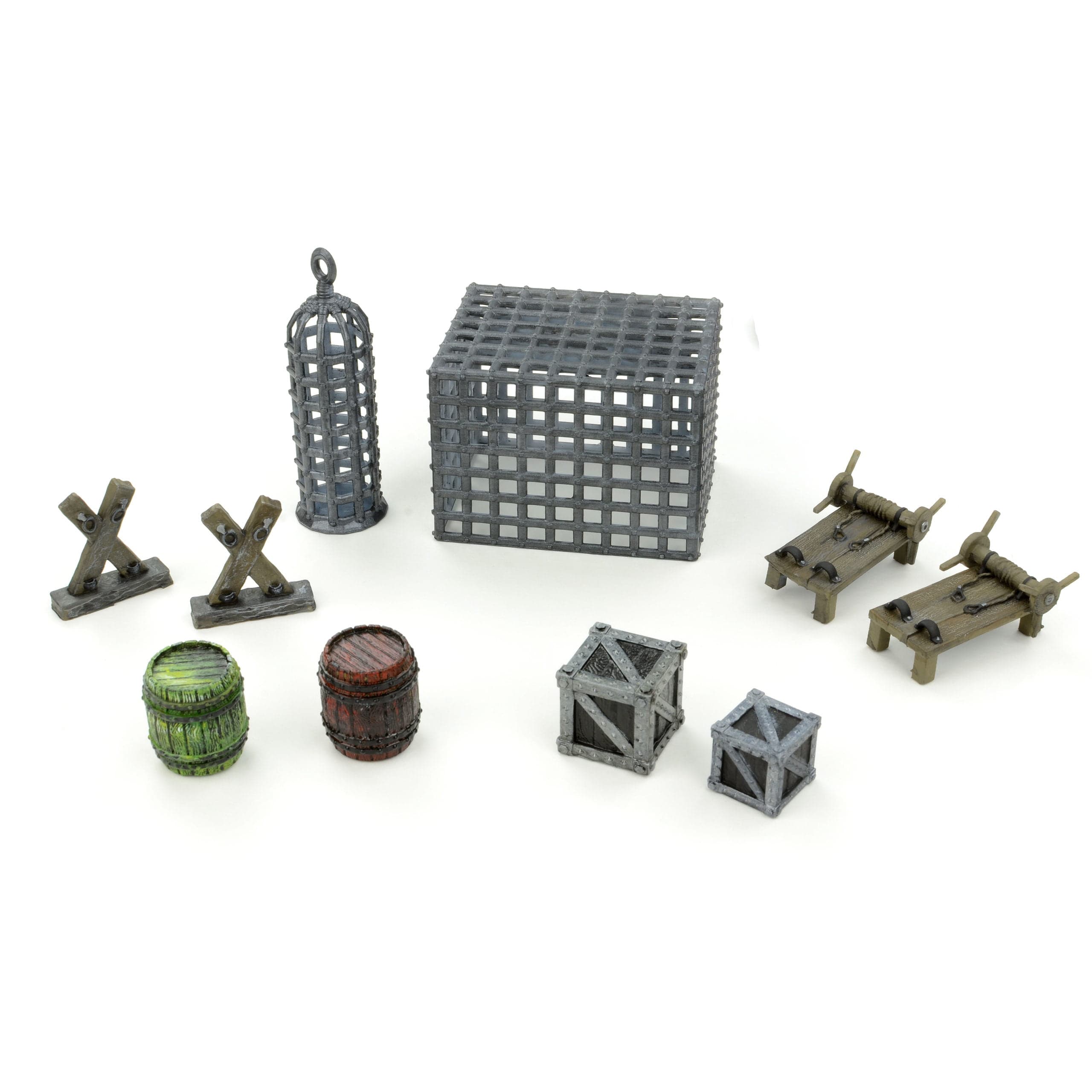 Prison & Torture Chamber Set  - 3D Printable Files for Tabletop Gaming