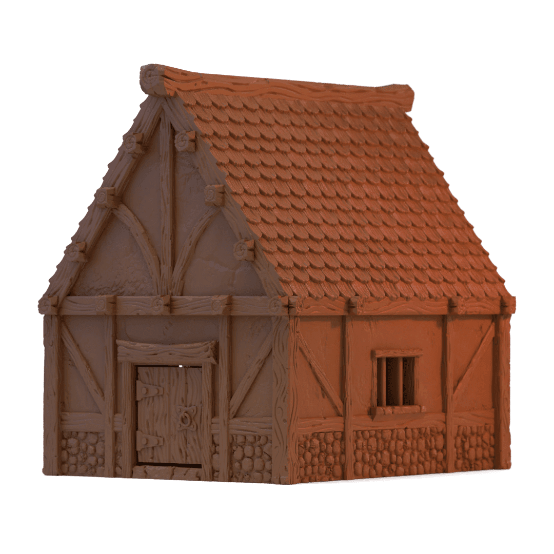 Arcane Cottage: 3D Printable Cottage with Interiors for Dungeons & Dragons, Pathfinder, and More