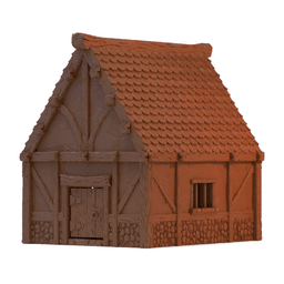 Arcane Cottage: 3D Printable Cottage with Interiors for Dungeons & Dragons, Pathfinder, and More thumbnail 1