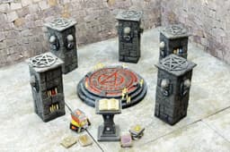 3D Miniatures Mega Pack: 30 Ready-to-Use STL Files – Prison, Summoning, Throne Rooms & Half-Height Walls thumbnail 3