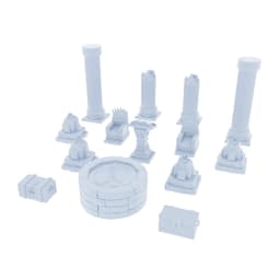 3D Miniatures Mega Pack: 30 Ready-to-Use STL Files – Prison, Summoning, Throne Rooms & Half-Height Walls thumbnail 13